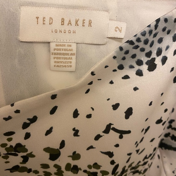 Ted Baker Eevaa Quartz Asymmetric Midi Skirt, Taupe 6 - Picture 10 of 15